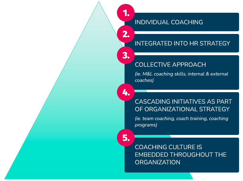 Stages of coaching diagram