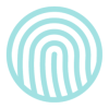 Thumbprint icon teal